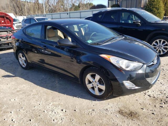 5NPDH4AE9DH443123 - 2013 HYUNDAI ELANTRA GLS BLACK photo 4