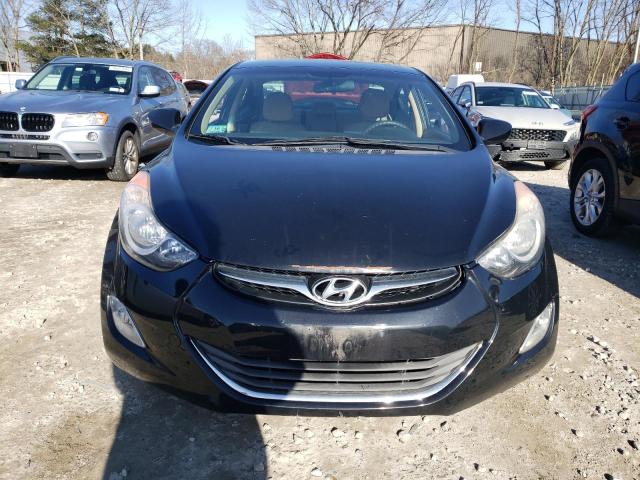 5NPDH4AE9DH443123 - 2013 HYUNDAI ELANTRA GLS BLACK photo 5