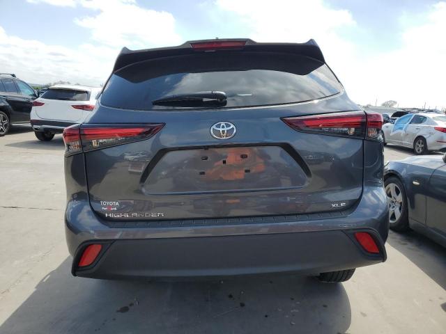 5TDKDRAH6RS052247 - 2024 TOYOTA HIGHLANDER LE GRAY photo 6