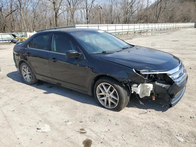 3FAHP0JAXCR405864 - 2012 FORD FUSION SEL BLACK photo 4