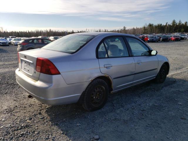 2HGES16462H927925 - 2002 HONDA CIVIC DX SILVER photo 3