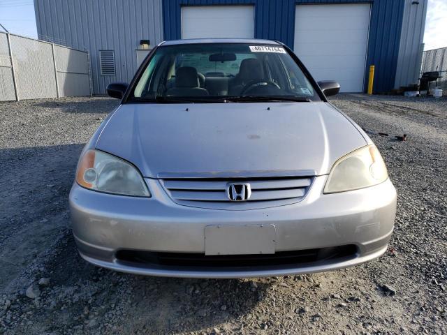 2HGES16462H927925 - 2002 HONDA CIVIC DX SILVER photo 5