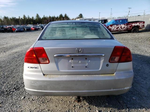 2HGES16462H927925 - 2002 HONDA CIVIC DX SILVER photo 6