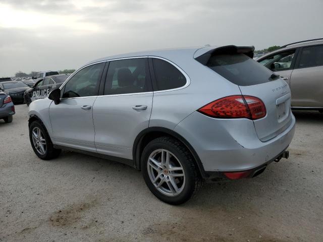 WP1AA2A29DLA09778 - 2013 PORSCHE CAYENNE SILVER photo 2