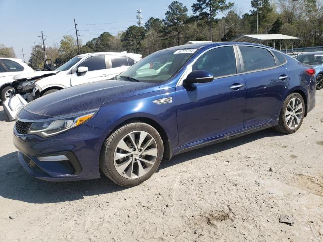 5XXGT4L31KG283223 - 2019 KIA OPTIMA LX BLUE photo 1