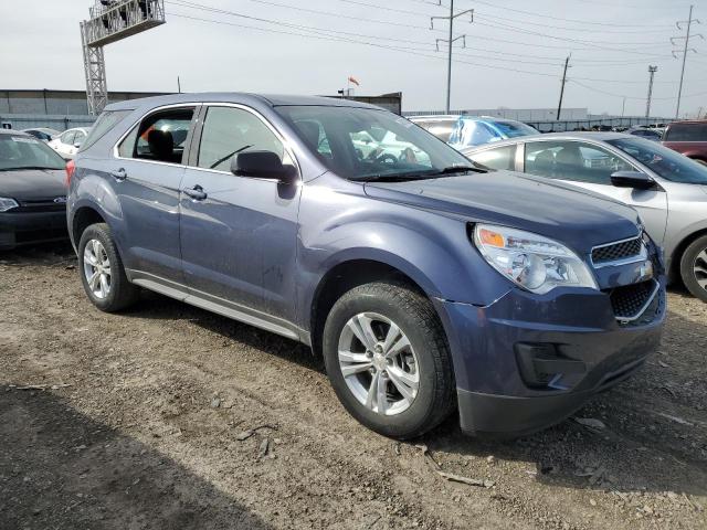 2GNALAEK5E6337510 - 2014 CHEVROLET EQUINOX LS BLUE photo 4