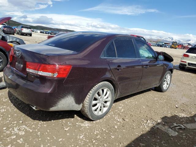 5NPEU46F06H017065 - 2006 HYUNDAI SONATA GLS MAROON photo 3