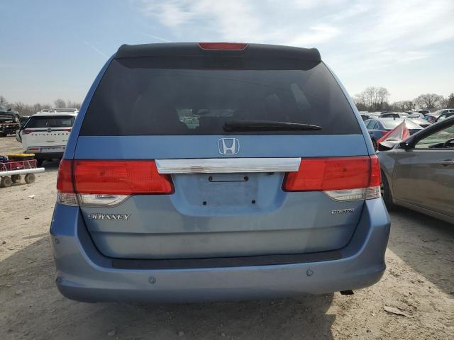 5FNRL3H96AB015494 - 2010 HONDA ODYSSEY TOURING BLUE photo 6