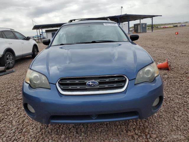 4S4BP61C857359719 - 2005 SUBARU LEGACY OUTBACK 2.5I BLUE photo 5