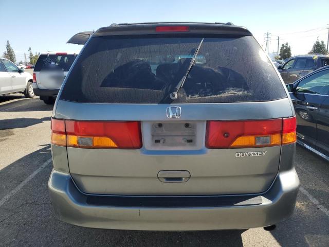 2HKRL18602H523067 - 2002 HONDA ODYSSEY EX GRAY photo 6