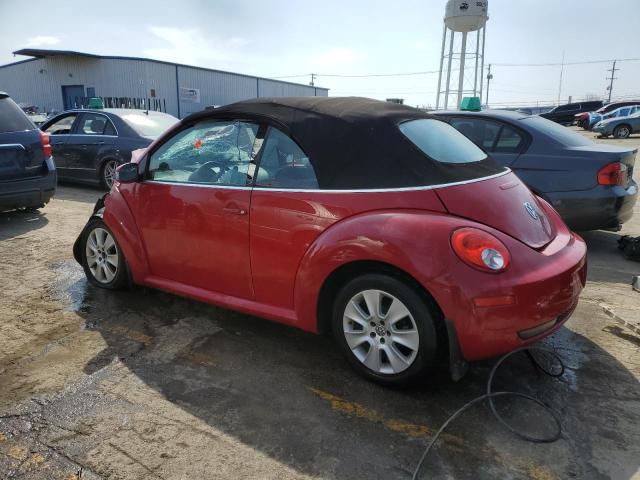 3VWPF31Y18M403865 - 2008 VOLKSWAGEN NEW BEETLE CONVERTIBLE S RED photo 2