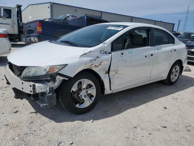 2HGFB2F57FH546352 - 2015 HONDA CIVIC LX WHITE photo 1