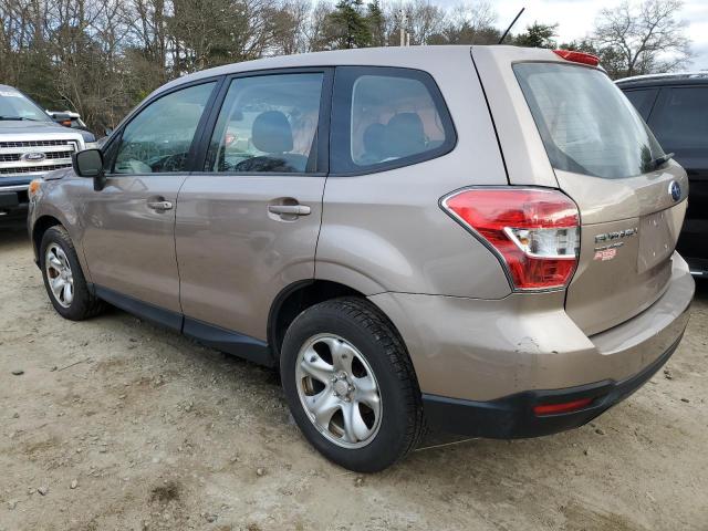 JF2SJAAC4EH559470 - 2014 SUBARU FORESTER 2.5I TAN photo 2