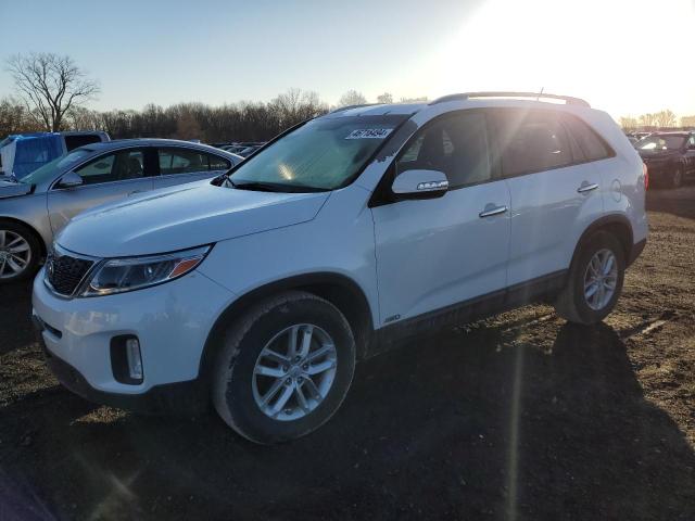 5XYKTCA6XEG524276 - 2014 KIA SORENTO LX WHITE photo 1