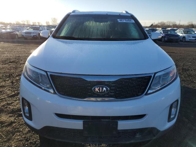 5XYKTCA6XEG524276 - 2014 KIA SORENTO LX WHITE photo 5