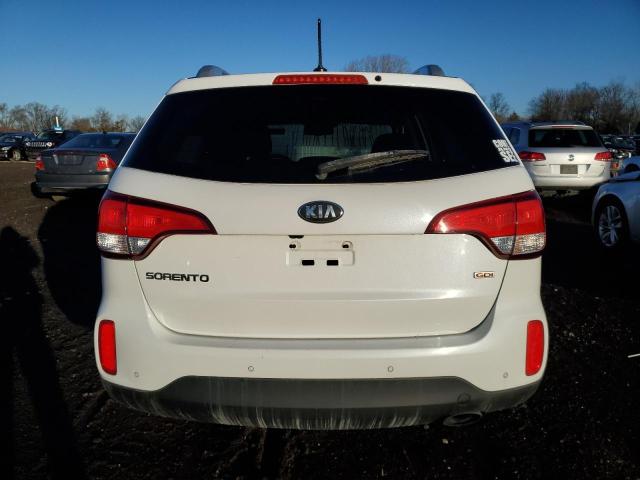 5XYKTCA6XEG524276 - 2014 KIA SORENTO LX WHITE photo 6