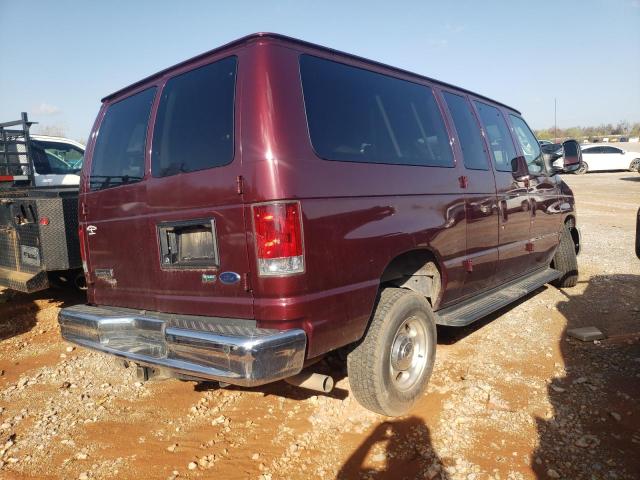 1FMNE1BL1BDB19638 - 2011 FORD ECONOLINE E150 WAGON BURGUNDY photo 3