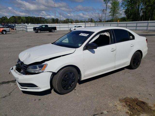 3VW2K7AJ5FM339438 - 2015 VOLKSWAGEN JETTA BASE Սպիտակ լուսանկար 1