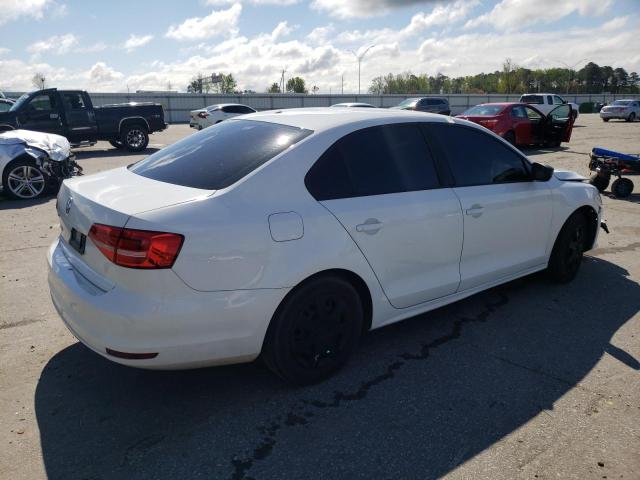 3VW2K7AJ5FM339438 - 2015 VOLKSWAGEN JETTA BASE Սպիտակ լուսանկար 3