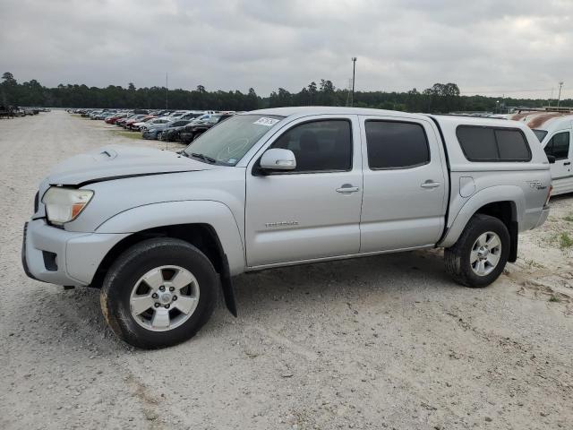 3TMLU4EN1DM118655 - 2013 TOYOTA TACOMA DOUBLE CAB SILVER photo 1