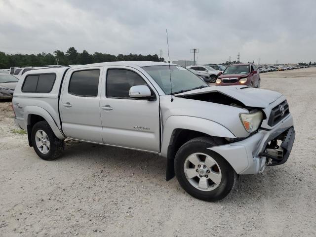 3TMLU4EN1DM118655 - 2013 TOYOTA TACOMA DOUBLE CAB SILVER photo 4