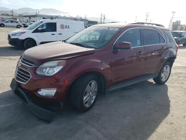 2GNALCEK3G6245780 - 2016 CHEVROLET EQUINOX LT BURGUNDY photo 1