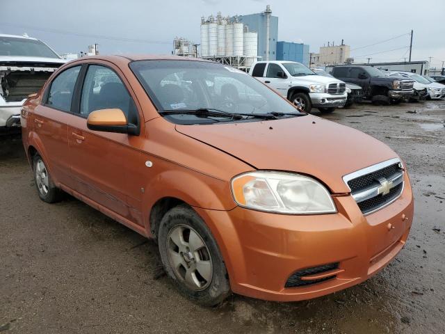 KL1TD56607B115228 - 2007 CHEVROLET AVEO BASE ORANGE photo 4