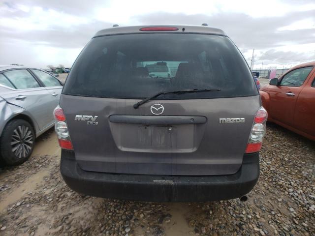 JM3LW28A460559720 - 2006 MAZDA MPV WAGON GRAY photo 6