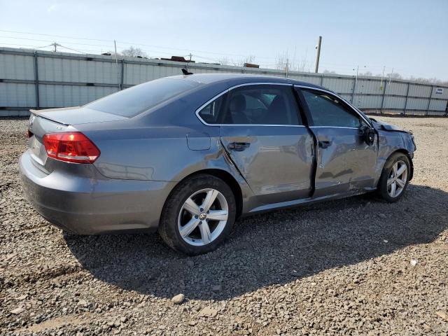 1VWAS7A30FC100037 - 2015 VOLKSWAGEN PASSAT S GRAY photo 3