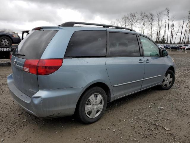 5TDZA23C35S225684 - 2005 TOYOTA SIENNA CE BLUE photo 3