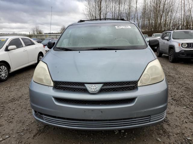 5TDZA23C35S225684 - 2005 TOYOTA SIENNA CE BLUE photo 5