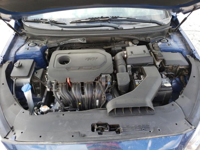 5NPE24AF7KH789652 - 2019 HYUNDAI SONATA SE BLUE photo 11