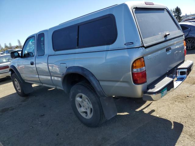 5TESN92N81Z786042 - 2001 TOYOTA TACOMA XTRACAB PRERUNNER GRAY photo 2