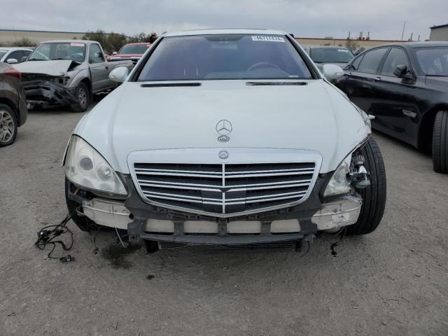 WDDNG71X97A083699 - 2007 MERCEDES-BENZ S 550 WHITE photo 5