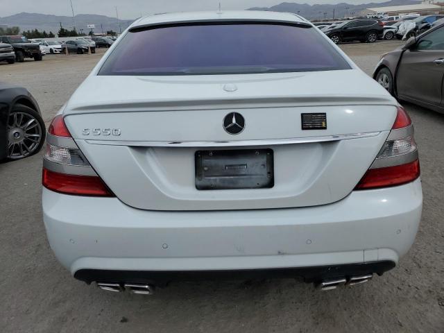 WDDNG71X97A083699 - 2007 MERCEDES-BENZ S 550 WHITE photo 6