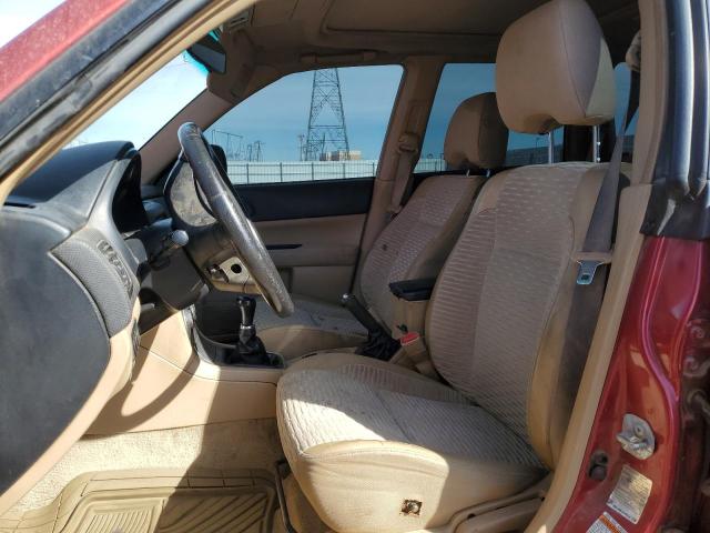 JF1SG65614G719281 - 2004 SUBARU FORESTER 2.5XS Красный фото 7