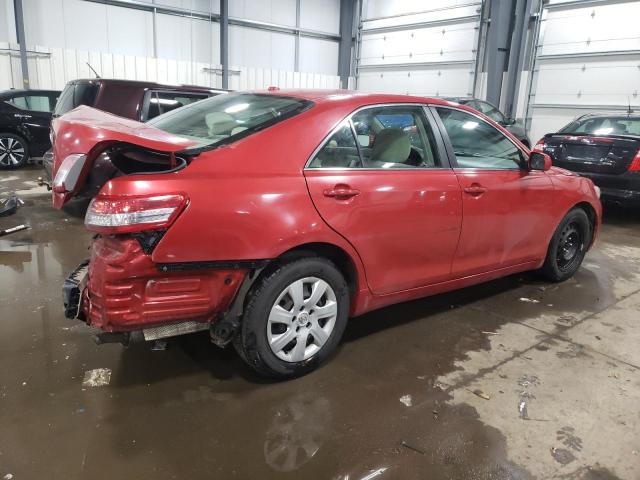 4T1BF3EK9AU516155 - 2010 TOYOTA CAMRY BASE RED photo 3