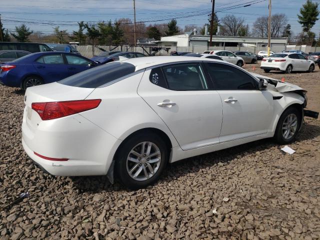 5XXGM4A77DG234551 - 2013 KIA OPTIMA LX WHITE photo 3