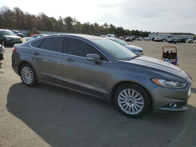 3FA6P0LU0ER218473 - 2014 FORD FUSION SE HYBRID GRAY photo 4