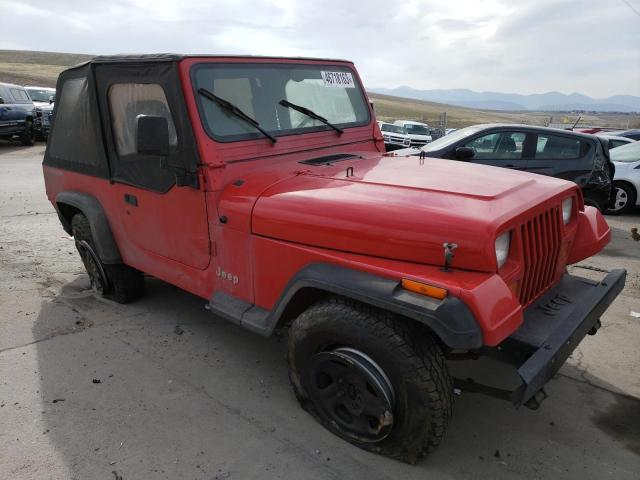 1J4FY19P1PP236922 - 1993 JEEP WRANGLER / S RED photo 4