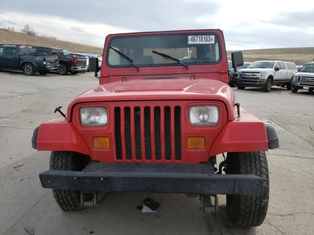 1J4FY19P1PP236922 - 1993 JEEP WRANGLER / S RED photo 5