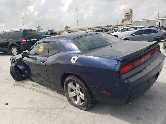 2C3CDYAG8DH581748 - 2013 DODGE CHALLENGER SXT BLUE photo 2