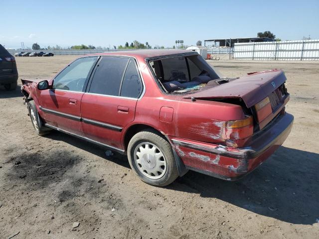 JHMCB7548MC042236 - 1991 HONDA ACCORD DX MAROON photo 2