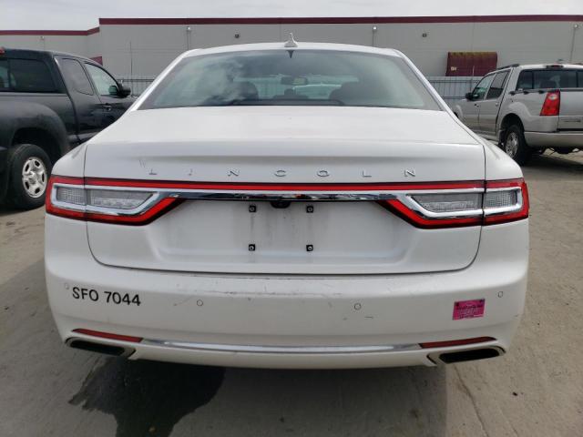 1LN6L9PK4J5605913 - 2018 LINCOLN CONTINENTA PREMIERE WHITE photo 6