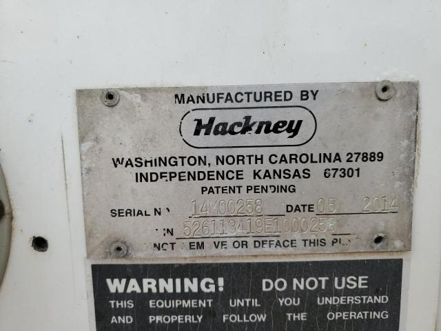 526113419E1000258 - 2014 UTILITY TRAILER Weiß Foto 8