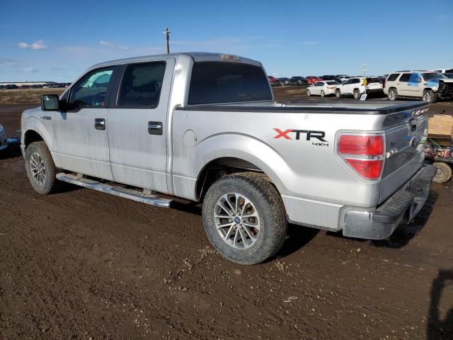 1FTFW1EF2BFB12441 - 2011 FORD F150 SUPERCREW SILVER photo 2
