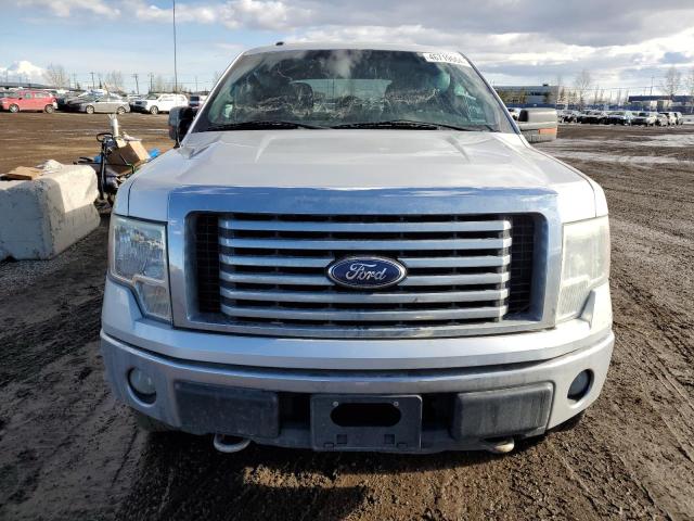 1FTFW1EF2BFB12441 - 2011 FORD F150 SUPERCREW SILVER photo 5