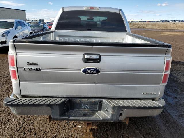 1FTFW1EF2BFB12441 - 2011 FORD F150 SUPERCREW SILVER photo 6