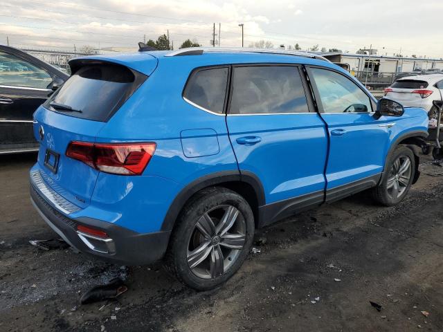 3VVVX7B20PM350973 - 2023 VOLKSWAGEN TAOS SE BLUE photo 3