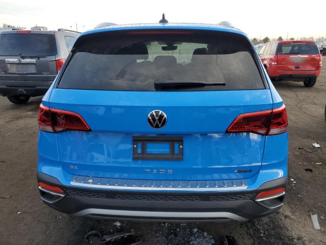 3VVVX7B20PM350973 - 2023 VOLKSWAGEN TAOS SE BLUE photo 6